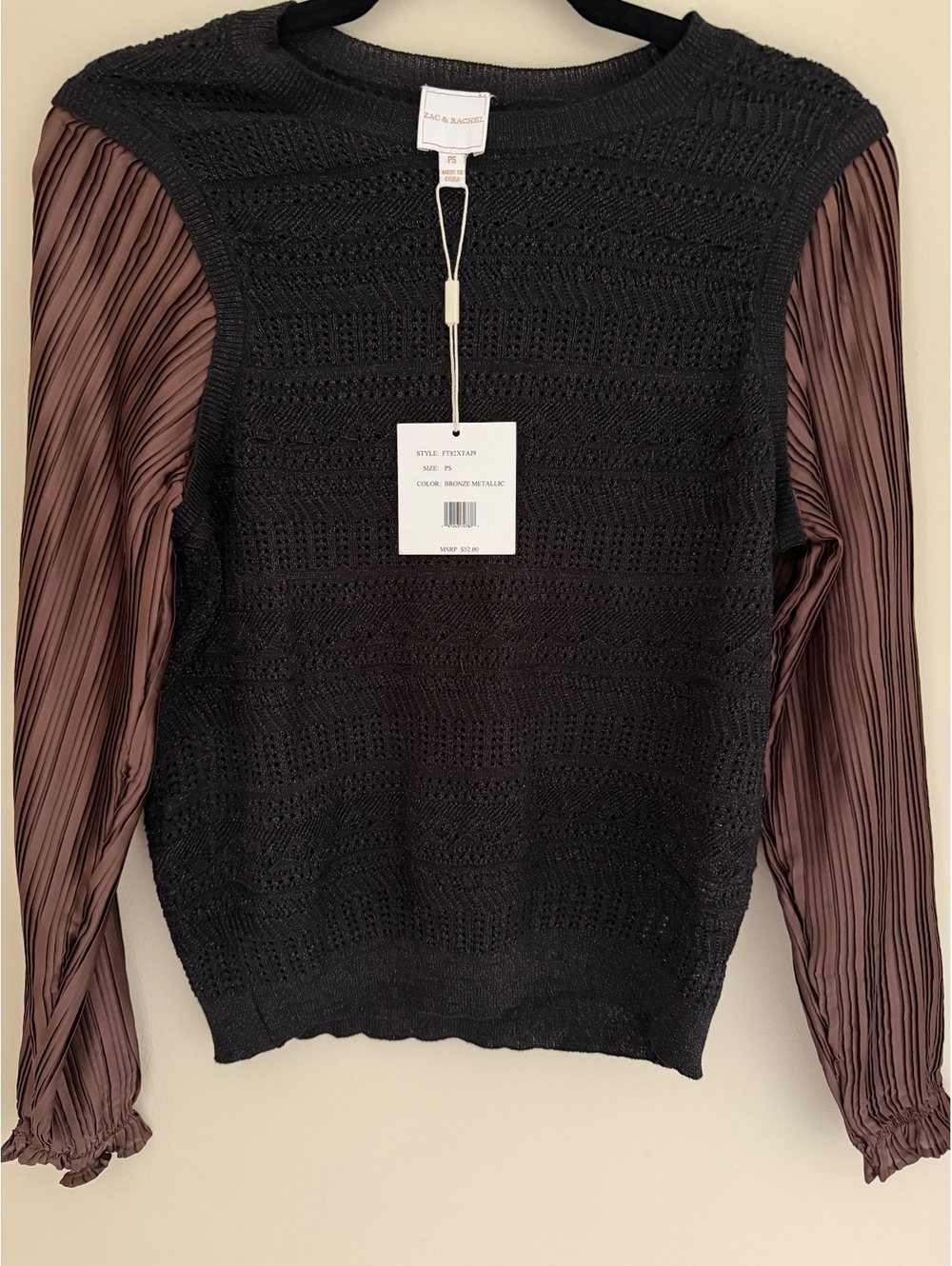 PS Zac & Rachel NWT dressy office top